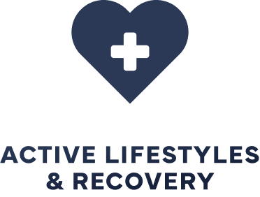 Active lifestyles and recovery logo